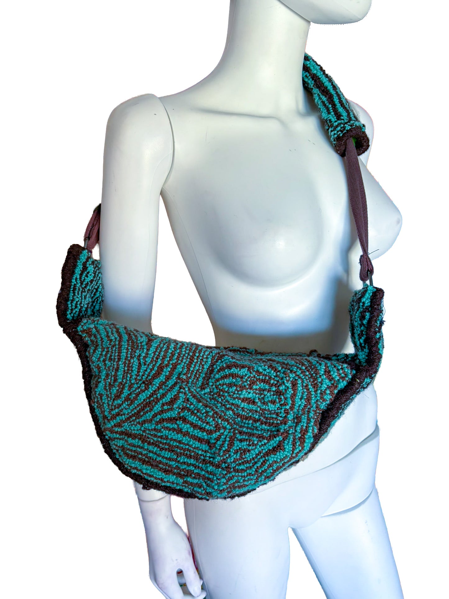 BAG: Aqua adjustable banana OTS bag