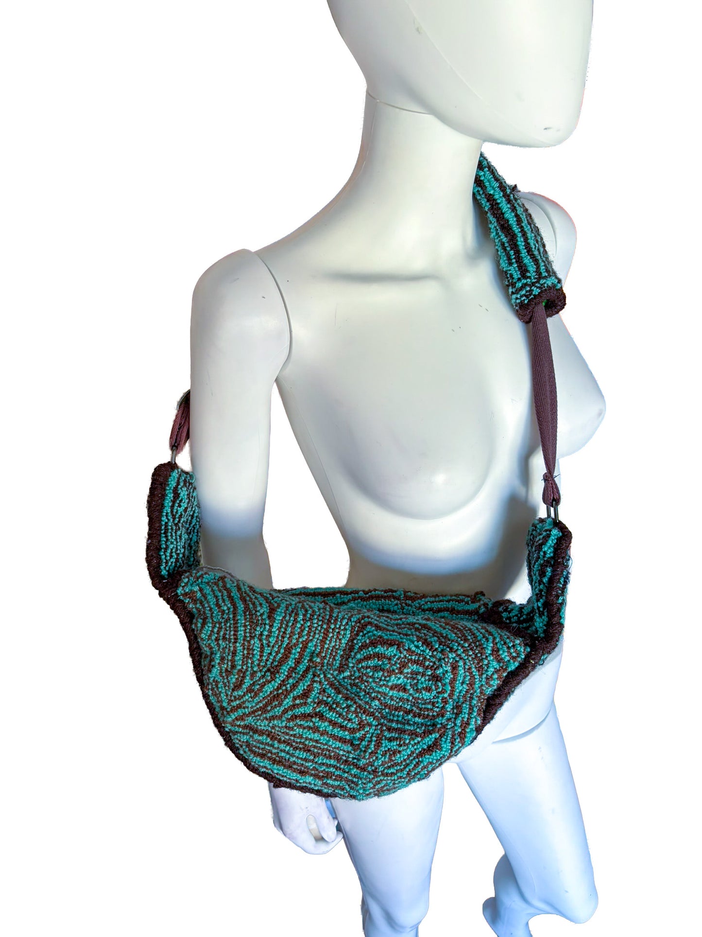 BAG: Aqua adjustable banana OTS bag