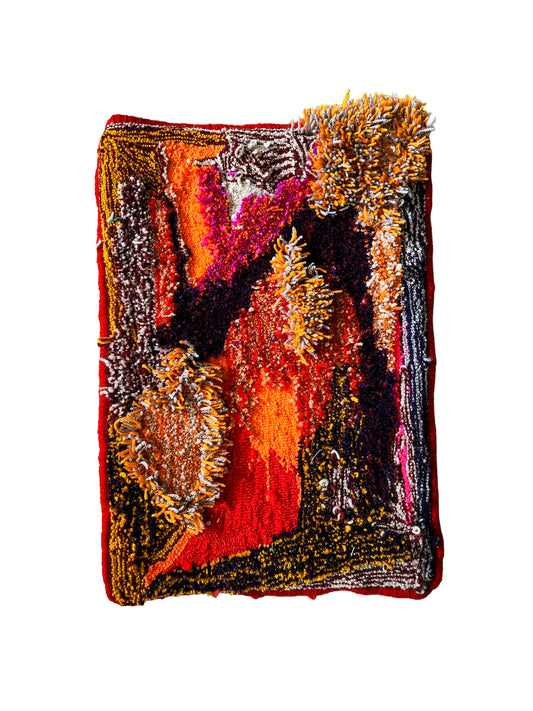 SMALL RUG : Fire Fur Rug 2ft x 1.5ft