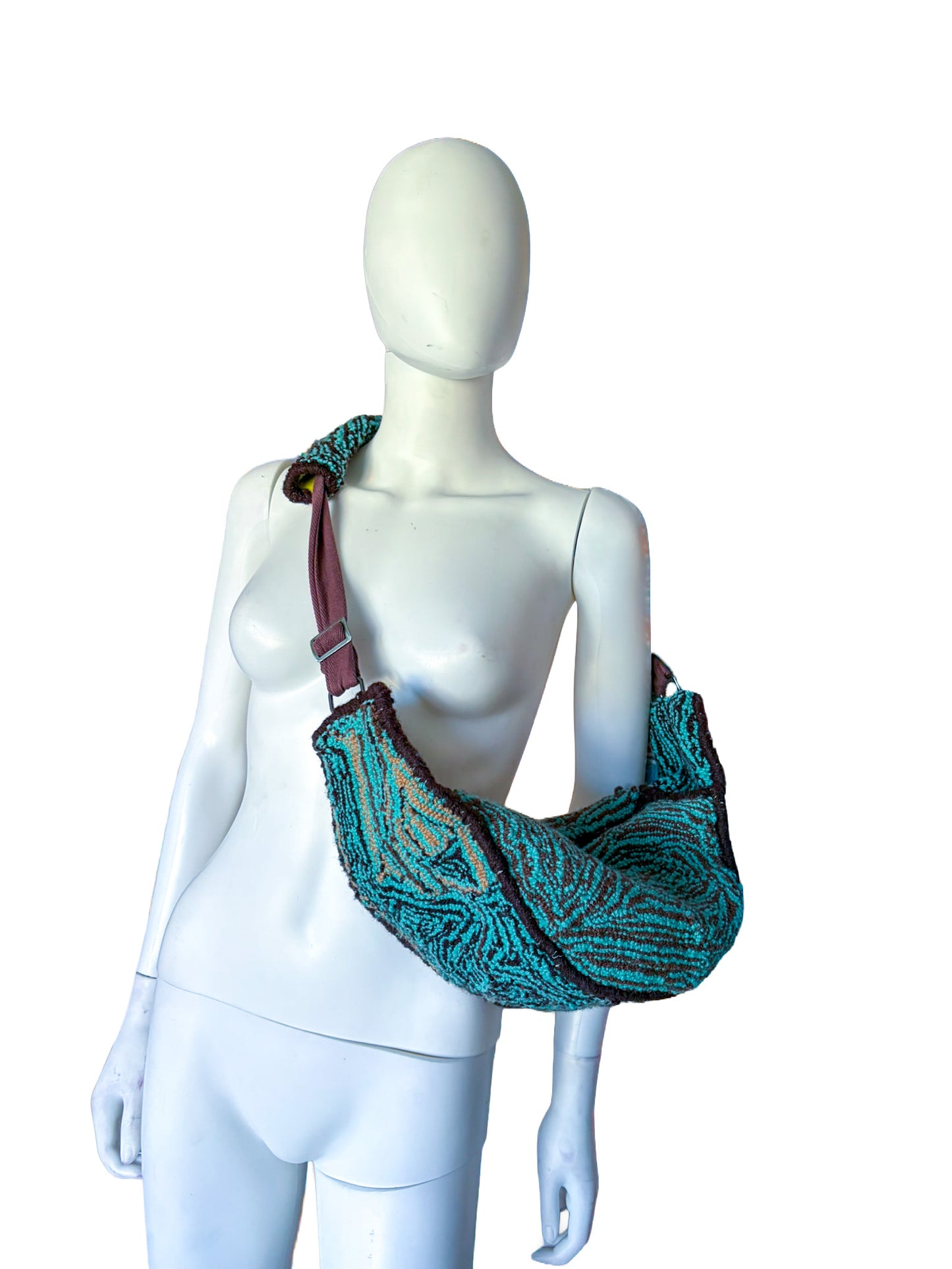 BAG: Aqua adjustable banana OTS bag