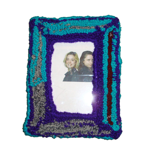 FRAME: Purple, blue, maroon, grey