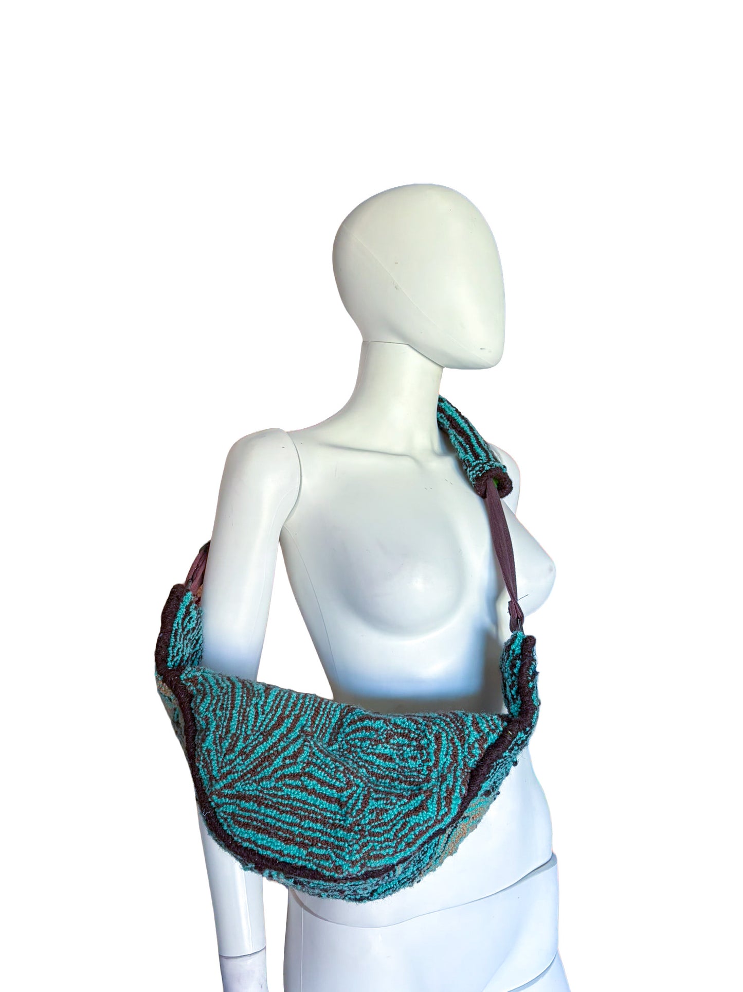 BAG: Aqua adjustable banana OTS bag