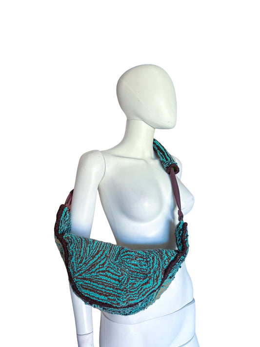BAG: Aqua adjustable banana OTS bag