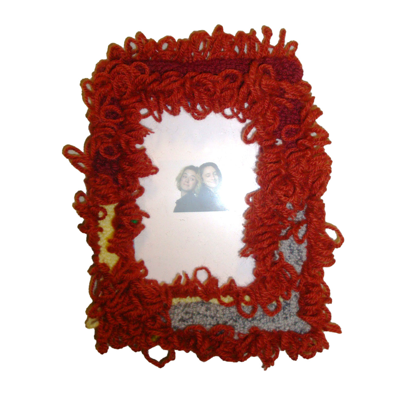 FRAME: Rusty red picture frame