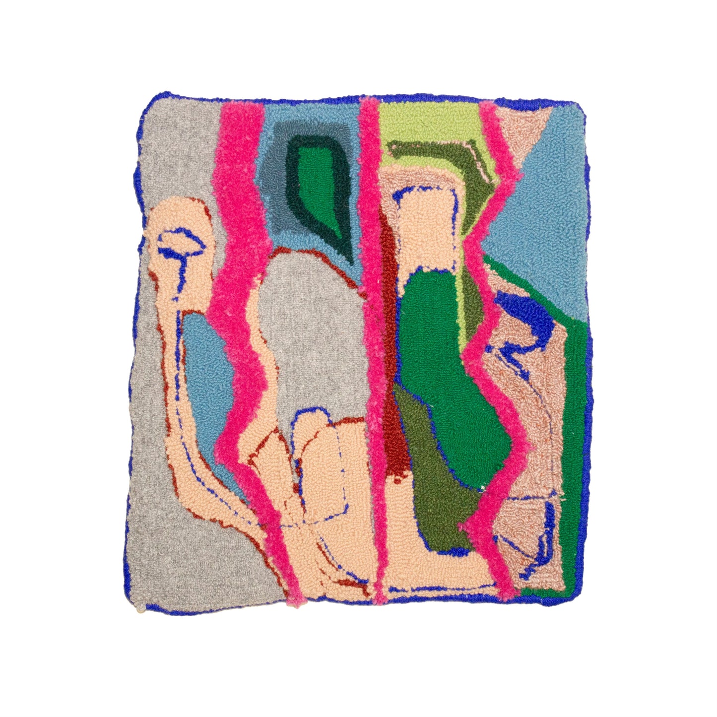 SMALL RUG: Pink and Peach Mat