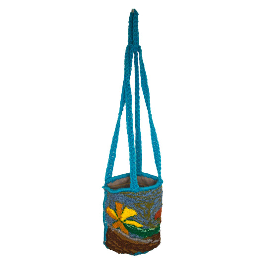 PLANT HANGING BASKET: Flower pattern plant hanging